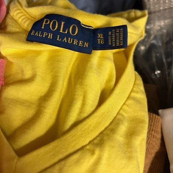Polo Ralph Lauren t-shirt, women’s extra large, yellow, runs small - Picture 5 of 7